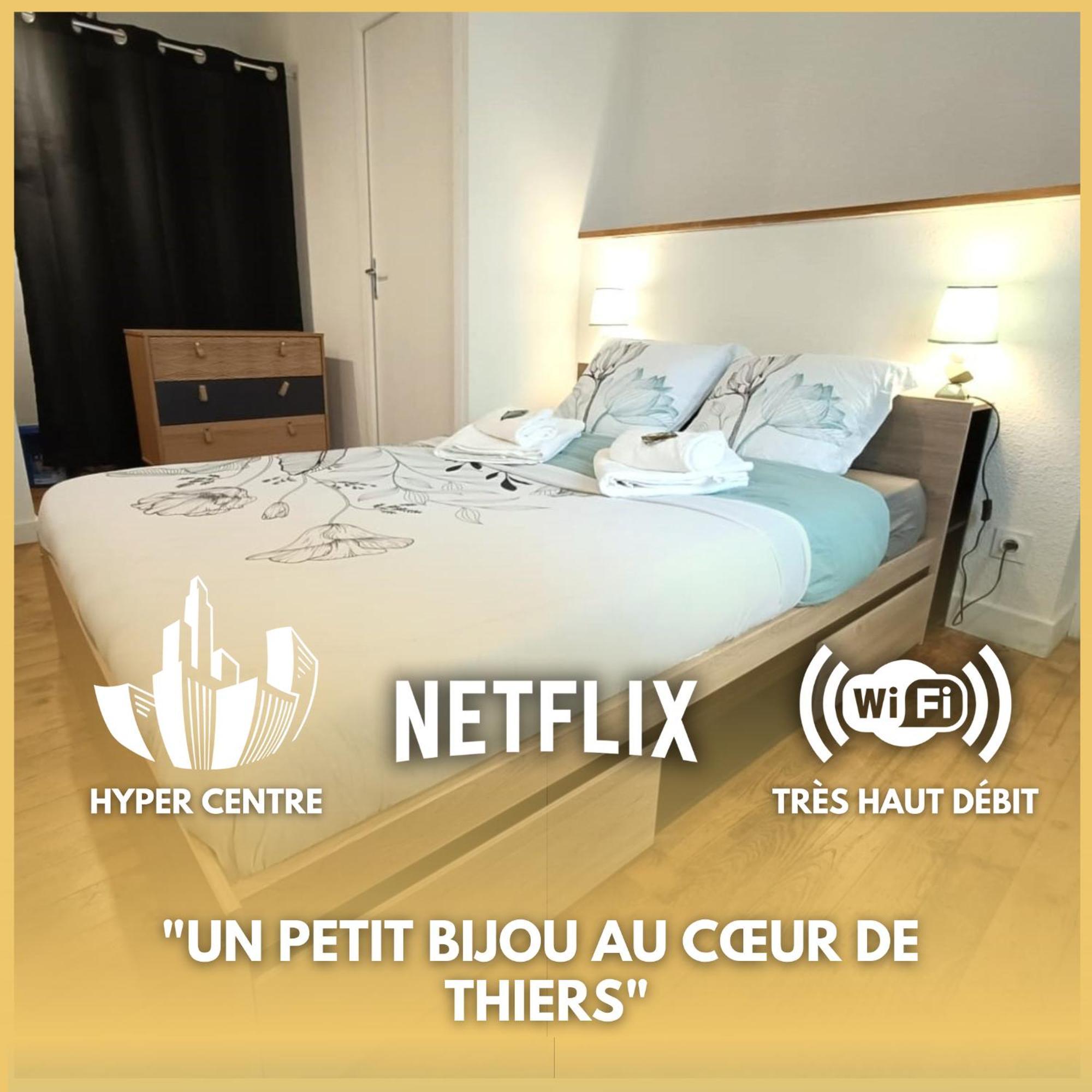 Apartamento Le Nid Du Coutelier Thiers Exterior foto